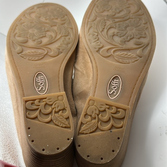 Söfft Tan Open-Toe Wedge Sandals strathmore 9.5 - Picture 5 of 5